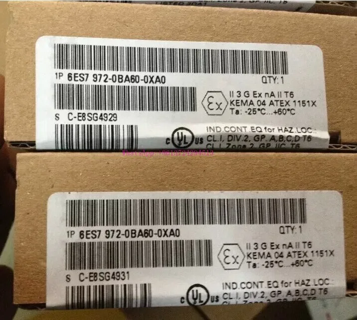 6ES7972-0BA60-0XA0 SIMATIC DP, connecting plug Brand new and original