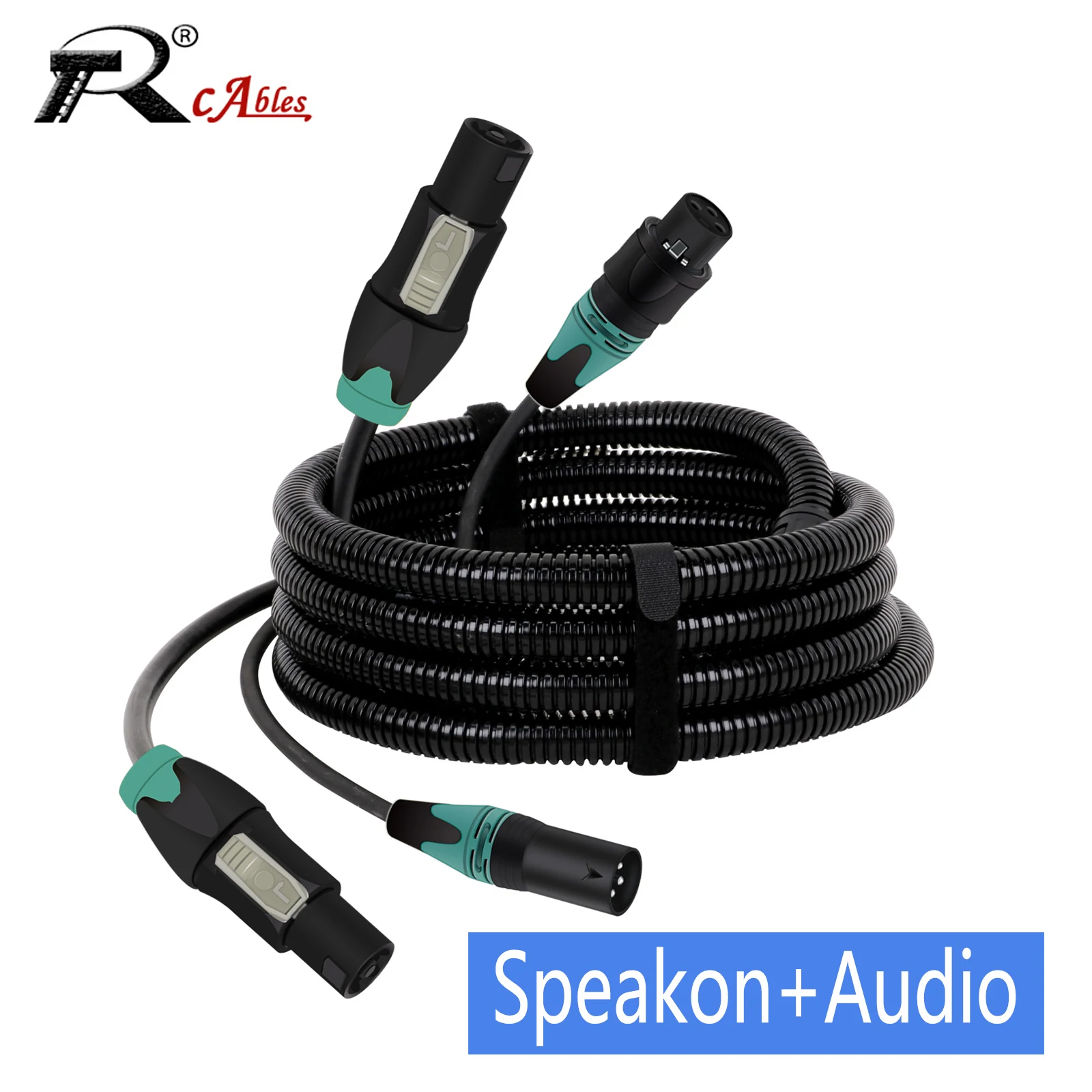 

1.5M-15M Combination 4-Pole Speakon Plug XLR Audio Cable True 4 Conductor Speakon Cable 3PIN XLR Cable For Stage Wedding DJ