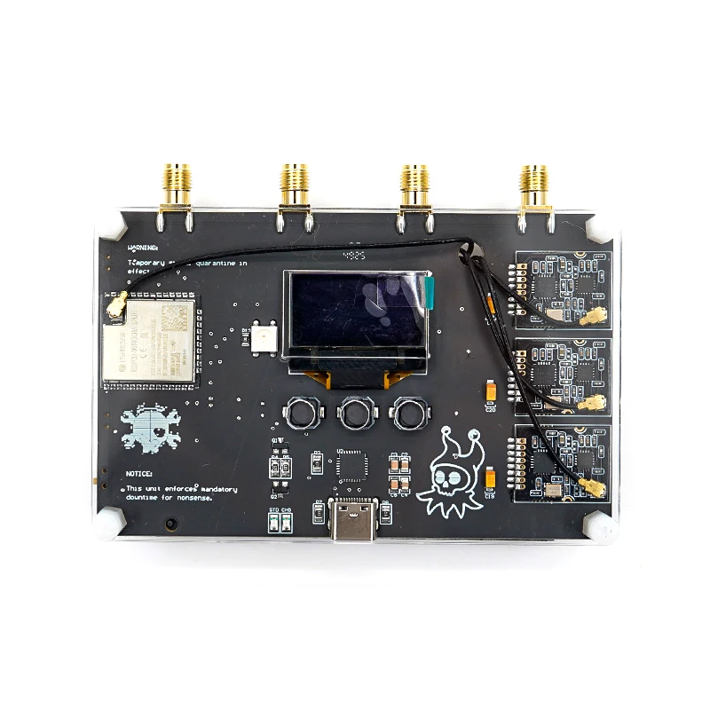 Finished RF CLOWN V2.0 ESP32 Wireless Kit, 3 NRF24L01 BLE Bluetooth, with OLED