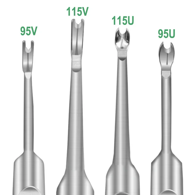 Stainless Steel V-U Trencher, Leather Leather Tool, Dead Skin Push, Simple Trencher Trimming Device Grooving Device