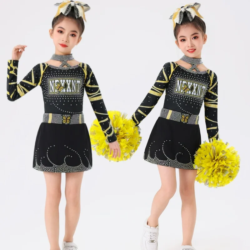children's-gymnastics-performance-costume-women's-cheerleading-uniform-competitive-dance-suit-fitness-show-outfit-team-sports