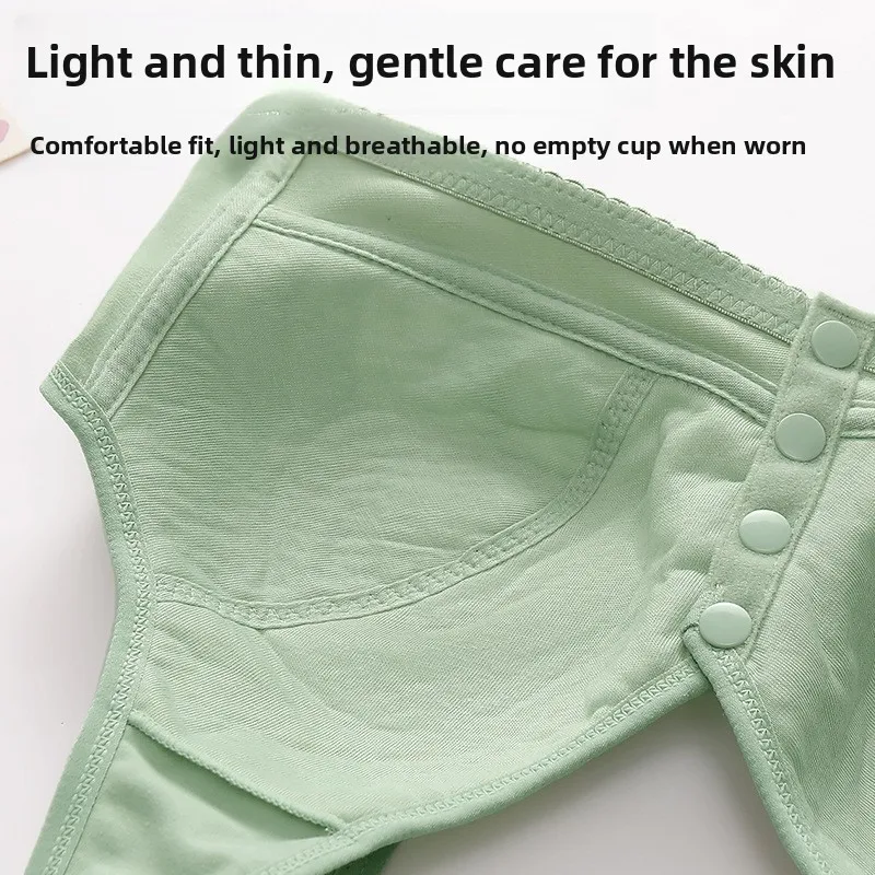 Postpartum Nursing Lady Bra, Soft Cotton Comfort