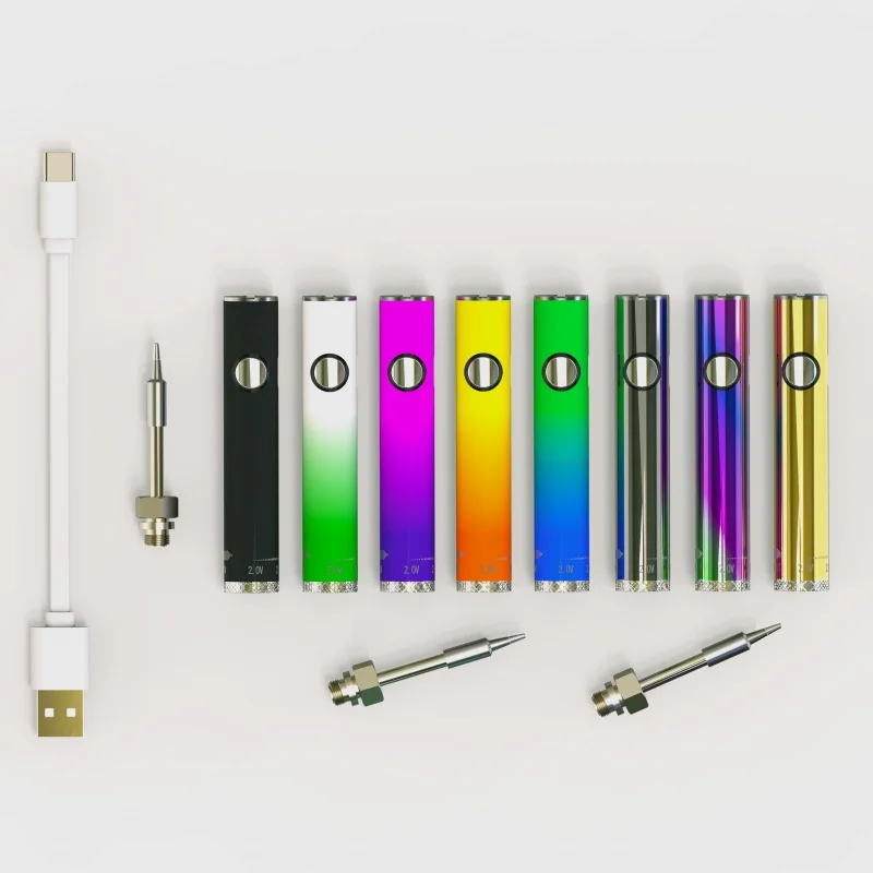 1PCS ,Side charg, 510 Thread Battery ,Adjustable Voltage,  DIY Electric Soldering Iron Pen,Heating Cutting tool