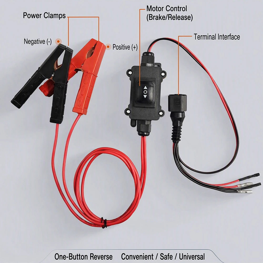 Universal 12V 24V Car EPB Caliper Motor Release & Reset Tool For Electronic Parking Brake Emergency Service Repair
