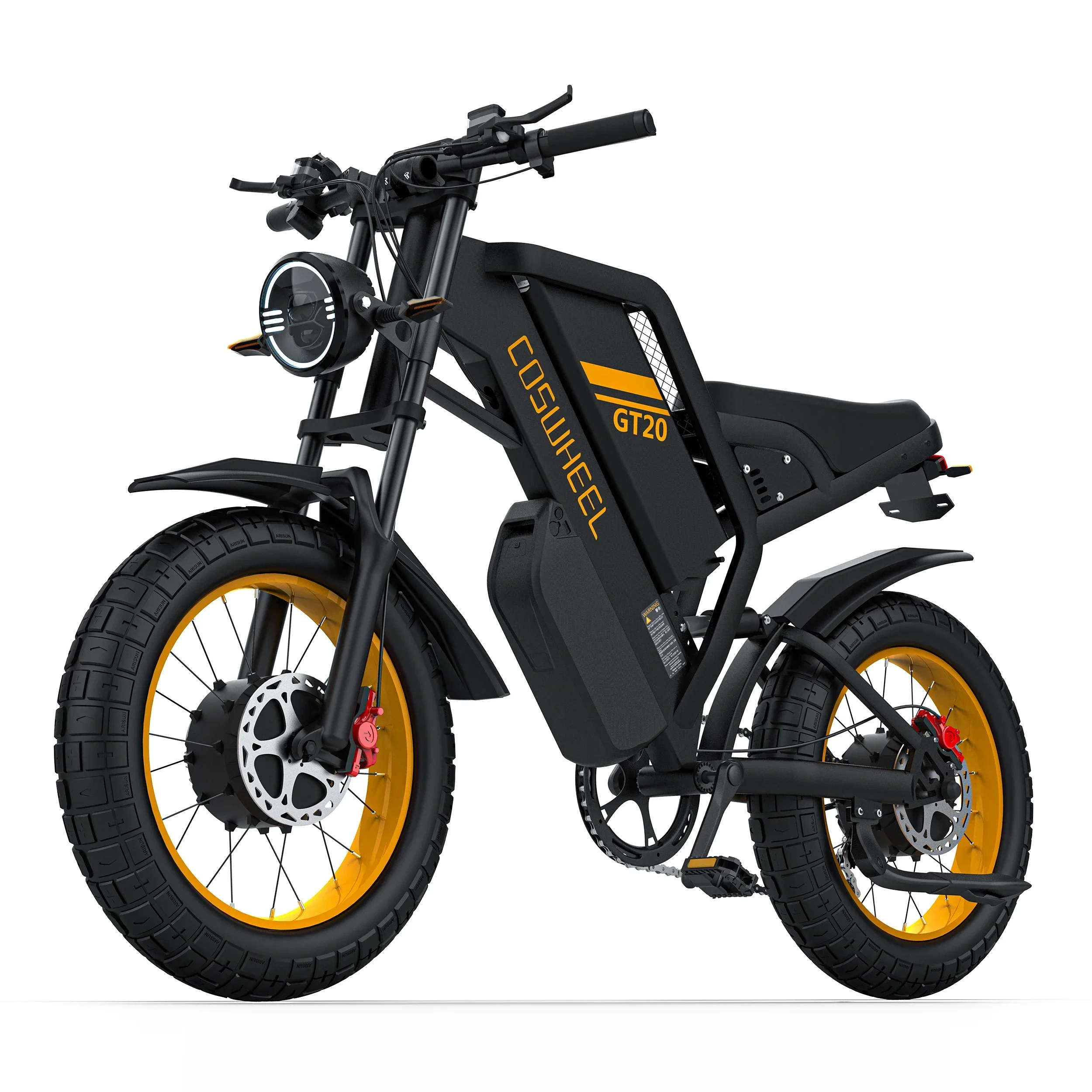 Vélo électrique adulte COSWHEEL GT20 PRO 1500W, VTT électrique pour homme, batterie 48V 25AH+15AH, pneus larges 20X4.0 pouces, vélo tout-terrain