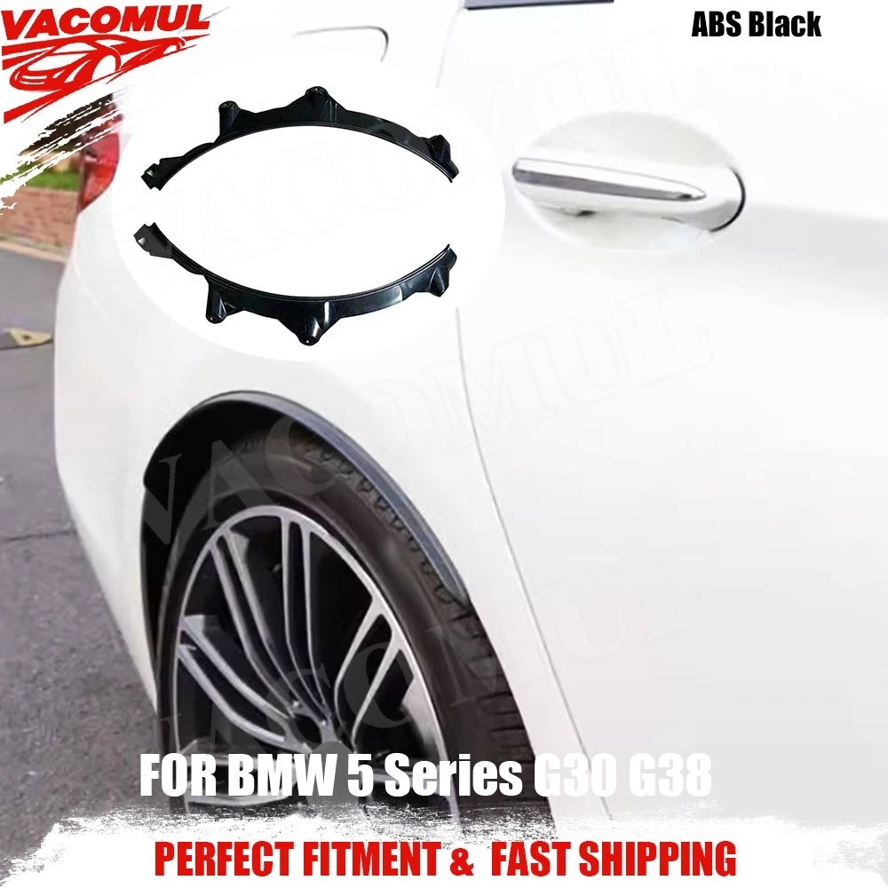 

VACOMUL ABS Black Rear Wheel Eyebrows Fender Flares Mudguard For BMW 5 Series G30 G38 2017+ Car Wheel Eyebrow Protect Accessorie