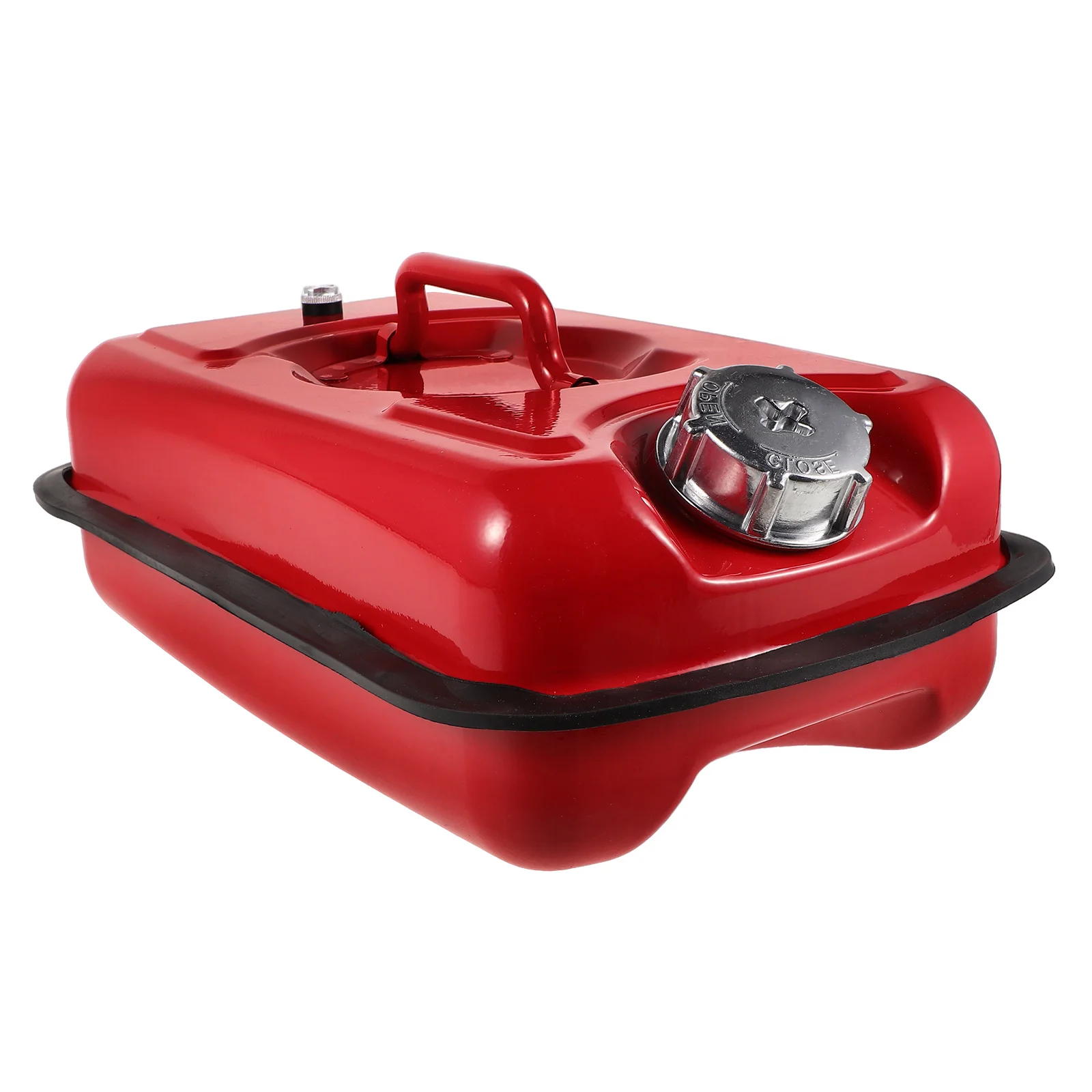 

5L Horizontal Oil Barrel Generator Gas Tank Mini Bike Aluminum Cap Portable Fuel Storage Boat Rectangular Handle
