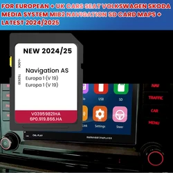 2024 MIB2 Seat for United Kingdom/Europe AS V19 Car Navigation Map SD Card 32GB