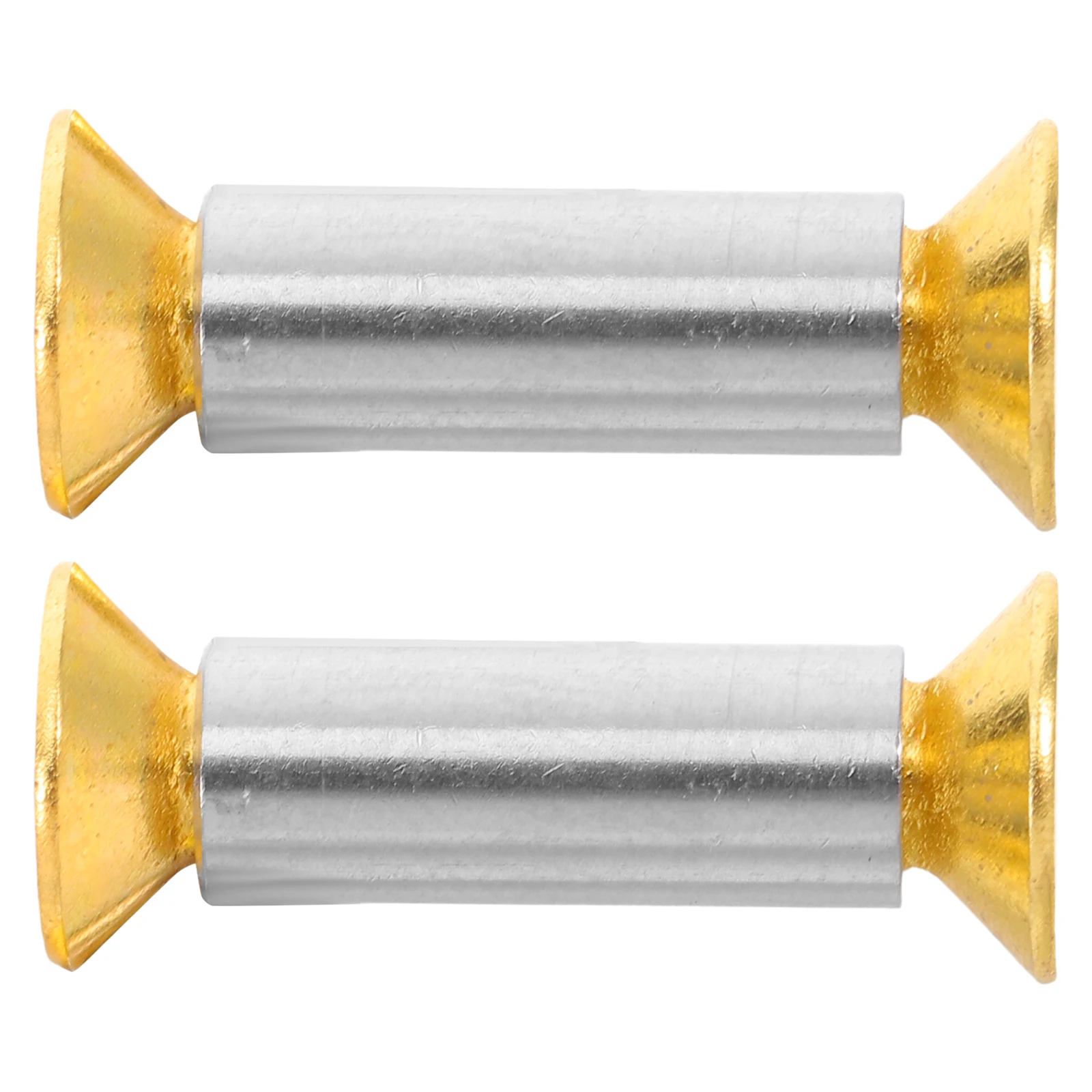 

2pcs Brass For Knife Handles Diy Wooden Handle Fastening Bolts Sturdy Repair Fixer For Kitchen Chef Knives Cutter Accessory