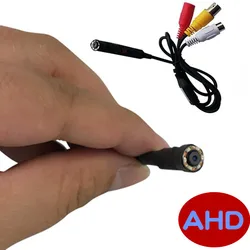 Mini CCTV Security AHD Camera PAL NTSC HD 1080P 3.6mm Lens With BNC Video RCA Audio Microphone