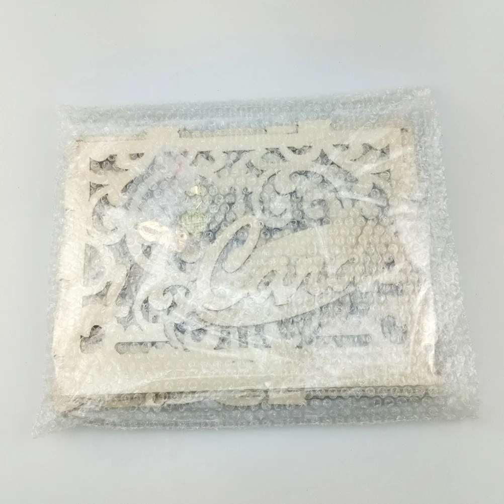 

Wooden Wedding Check-in Box Hollow Letter Design Rustic Cards Storage Container for Banquet Party Gift Cards Box