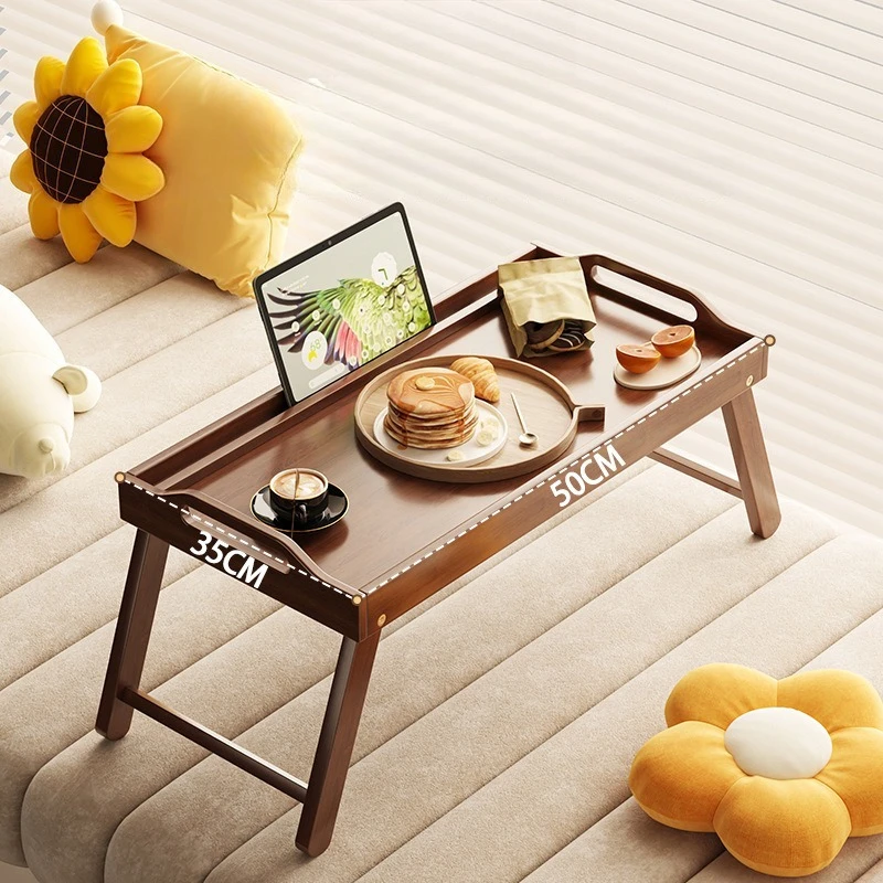Portable Bamboo Breakfast Tabl - Inversion Table Fold 评论和价格