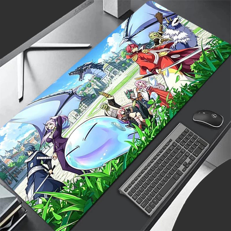 Mouse Pad Gamer Keyboard Mousepad Anime Extended Desk Mat Gaming Anti-fray Pad That Time I Got Reincarnated as a Slime MouseMat