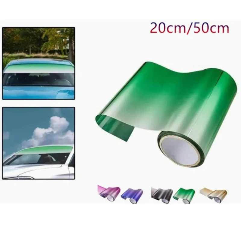 20x150cm Car Front Windshield Thermal Insulation Film UV-Proof Tint Film Auto Window Sun Shade Protector Universal Accessories