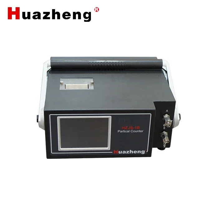 Huazheng HZJS-1B High Performance ISO 4406 Benchtop Liquid Oil Particle Counter Machine With Printer