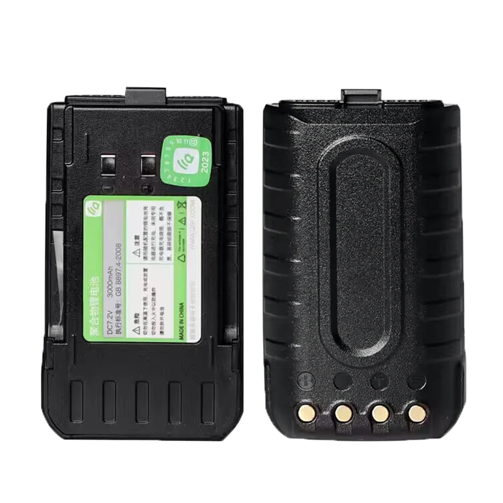 QUANSHENG Walkie Talkie TG-UV2PLUS Li-ion Battery 3000mAh DC7.2V Quansheng TG UV2plus Two Way Radios Parts Replacement Battery