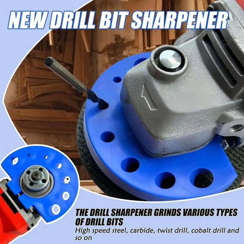 Drill Bit Sharpener Grinding Drill Bit Holder Angle Grinder Drill Bit Sharpener Grinding Attachment Precision Drilling Brack