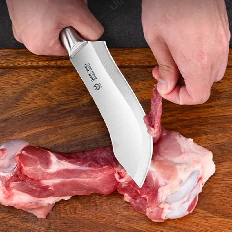 Kitchen Knife Chef Pig Killing Knife Multi-Purpose Meat Cleaver Butcher Knife Stainless Steel Kitchen Knives and Accessories image 4