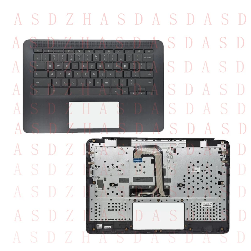 

Z L90459-001 New For HP Chromebook 14 G6 Palmrest Non-Backlit Keyboard US