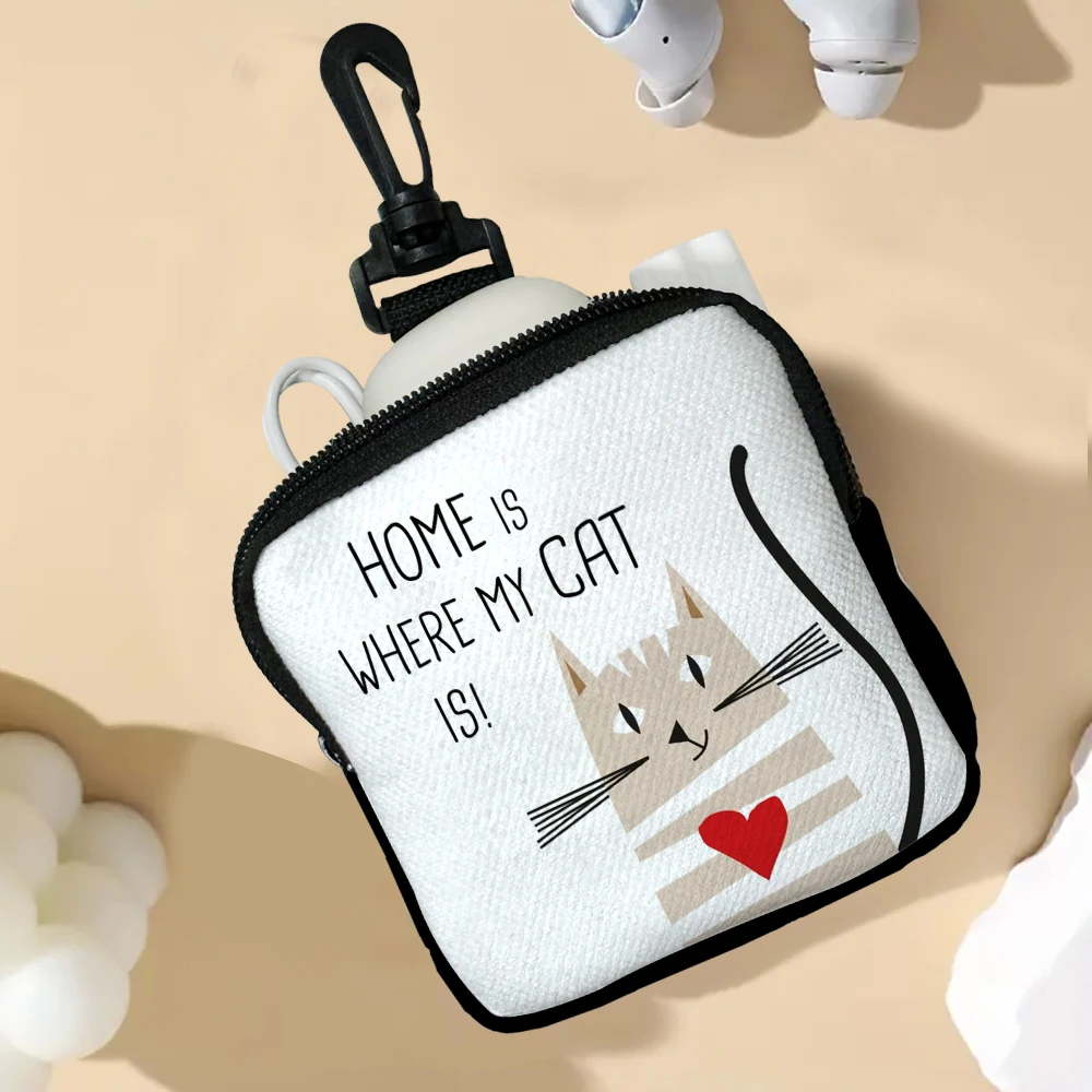 

Cat and Dog Zipper Mini Cosmetic Bag Organizer Women Girls Clutch Wallet Coin Purse Lipsticks Cosmetics Storage Bag Pouch 6.19