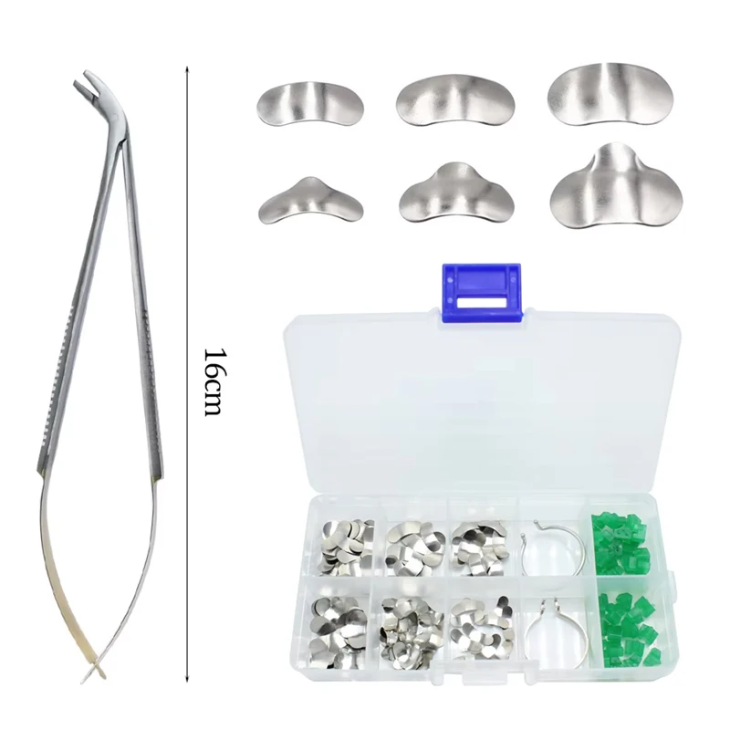 

Набор стоматологических металлических матриц, клинья, стоматологические матричные ленты, секционная система матрицы, кольцевой держатель, игольчатый пинцет Castroviejo