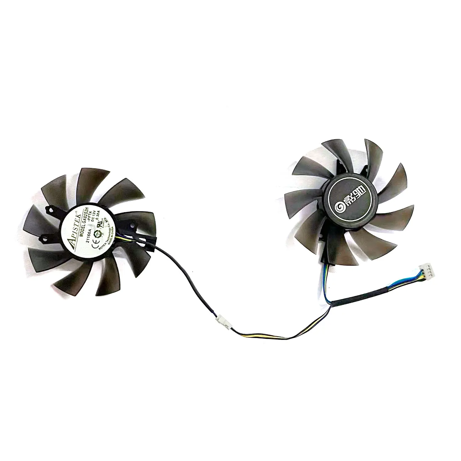 مروحة GPU جديدة 4PIN 75 مللي متر GA82S2H لبطاقة الرسومات KFA2 GTX1660 Super ELITE GTX 1650 Super EX