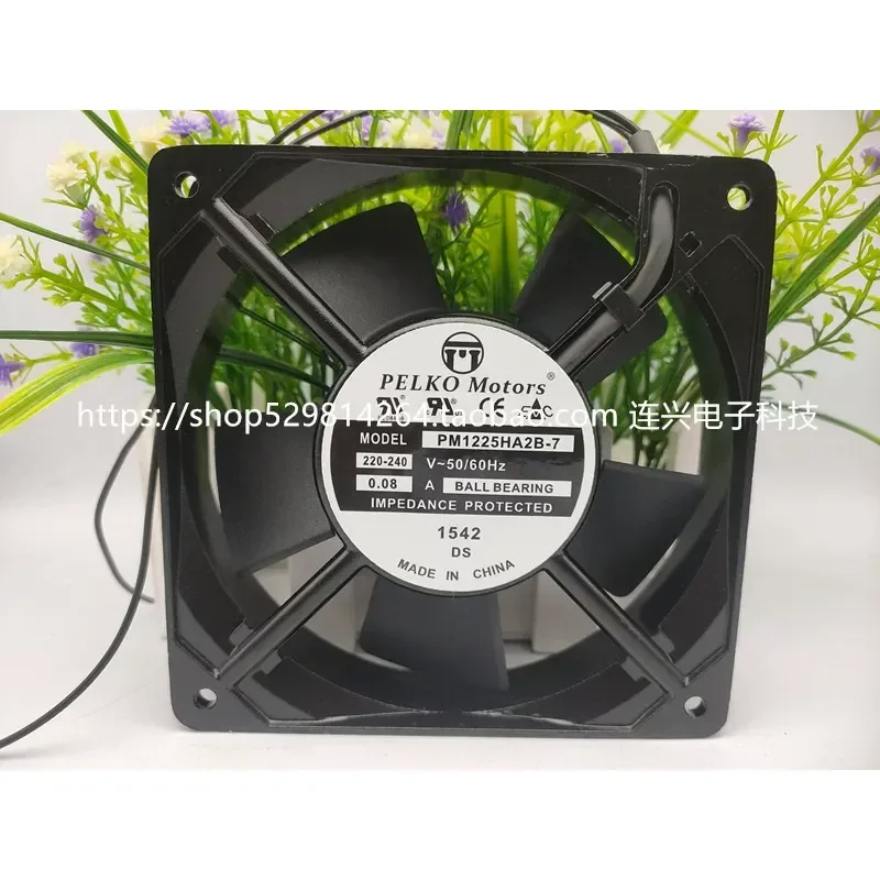 for PELKO MOTORS PM1225HA2B-7 220V 0.08A Cabinet Inverter Axial Flow Fan New