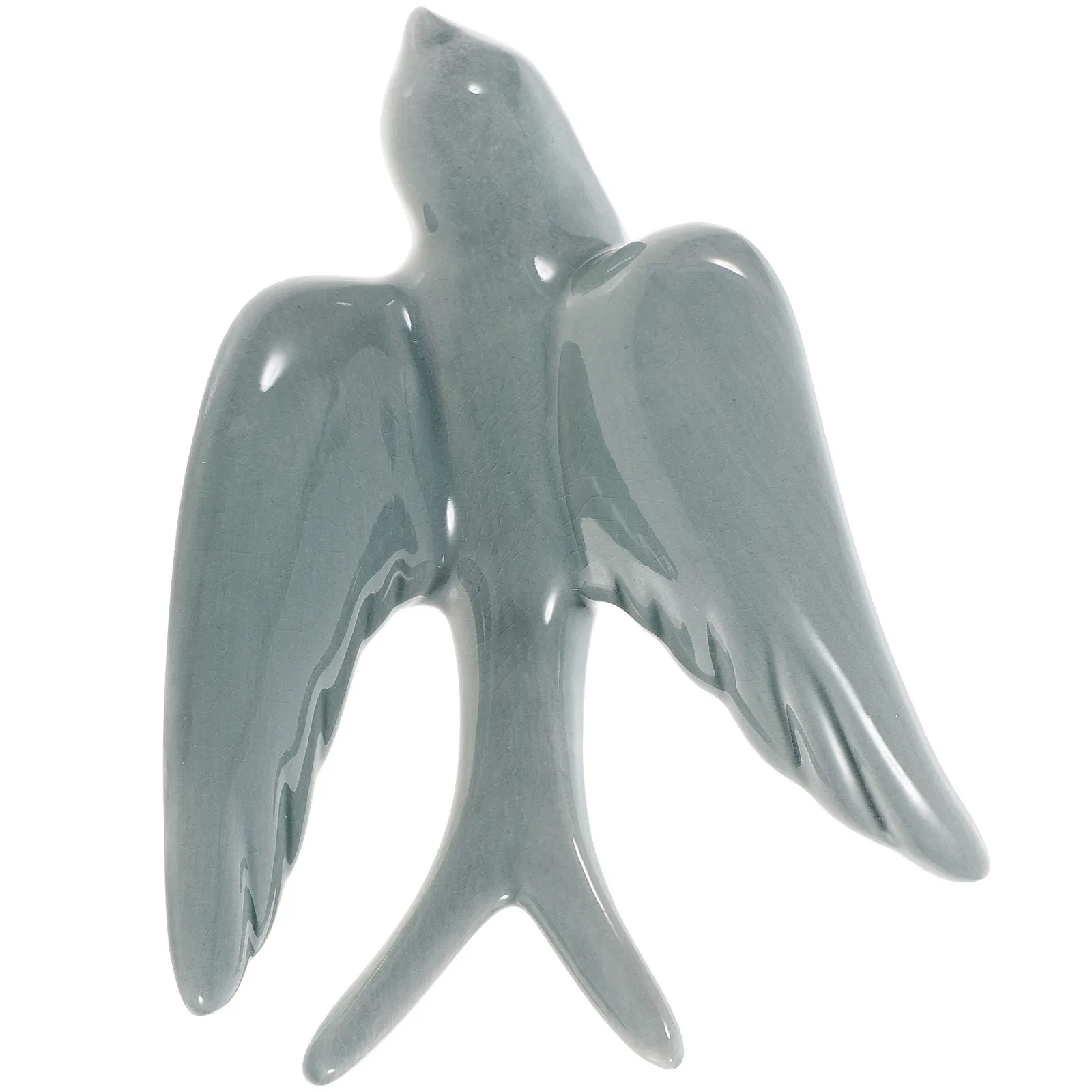 

1 шт. Настенный керамический декор в виде птиц: живой дизайн весенней ласточки для использования в помещении и на улице, для дома, сада, кафе