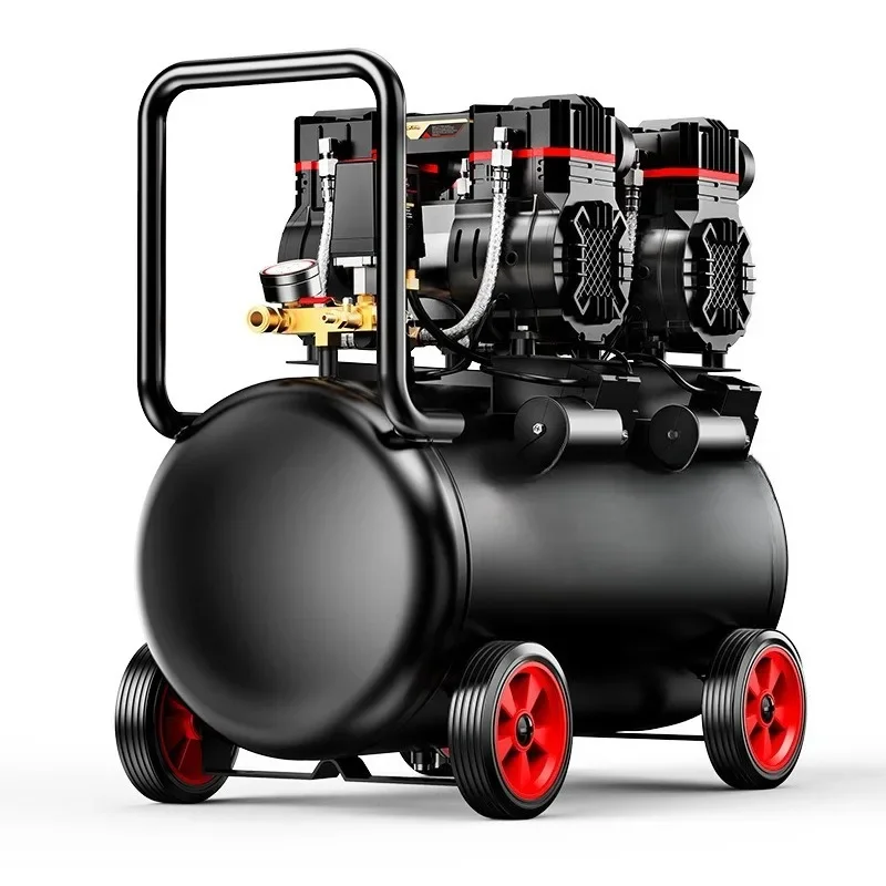 

Air compressor Small 220v industrial grade oil-free silent portable woodworking air pump high pressure air pump