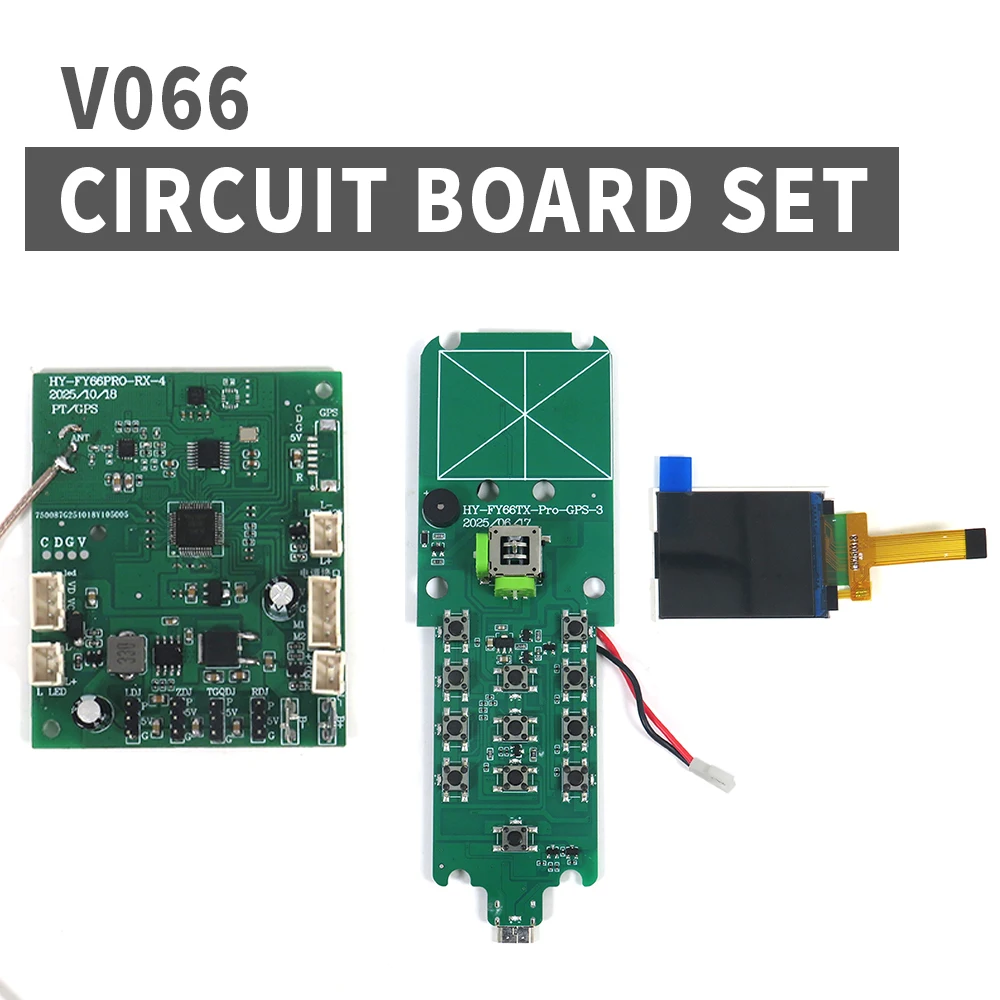 Flytec Official Original V066 Brushless RC Carp Fishing Bait Boat Circuit Board Set Receiving Transmitting Board Set Spare Parts
