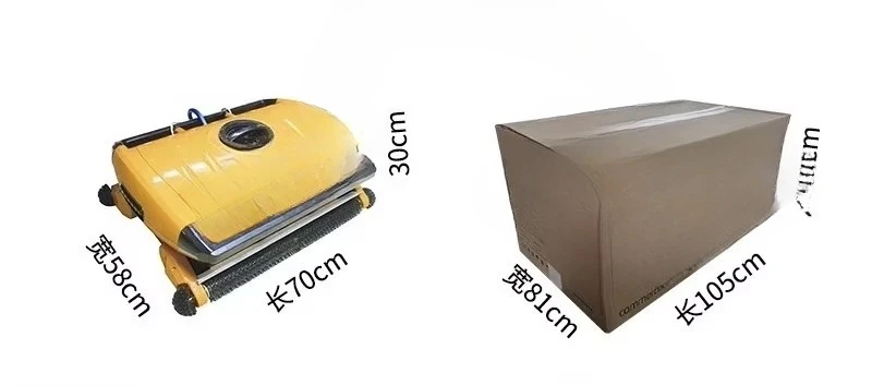 مكنسة كهربائية تحت الماء لحمام السباحة السفلي لتسلق الجدار روبوت دولفين موجة 300 شفط مياه الصرف الصحي التلقائي