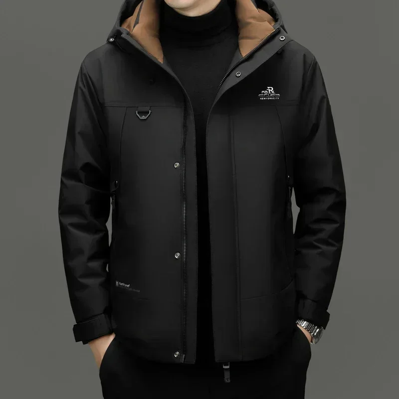 Short Down Jacket Duck Male Padding New in Coats Designer Clothes Men Mens Winter Hooded s Coat