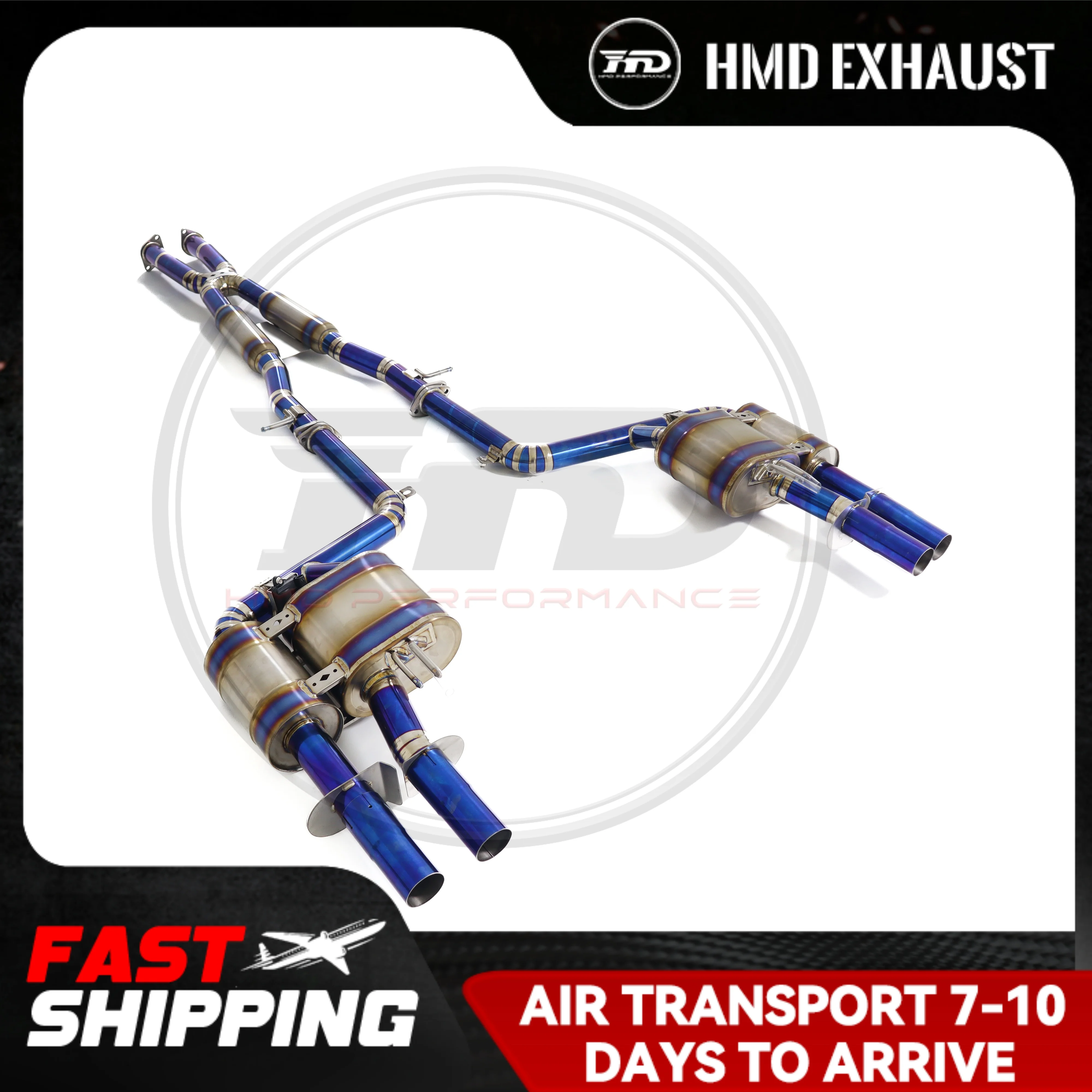 

HMD Titanium Exhaust System Performance Catback for KIA Stinger GT 3.3T 2020+ With Carbon Fiber Tips
