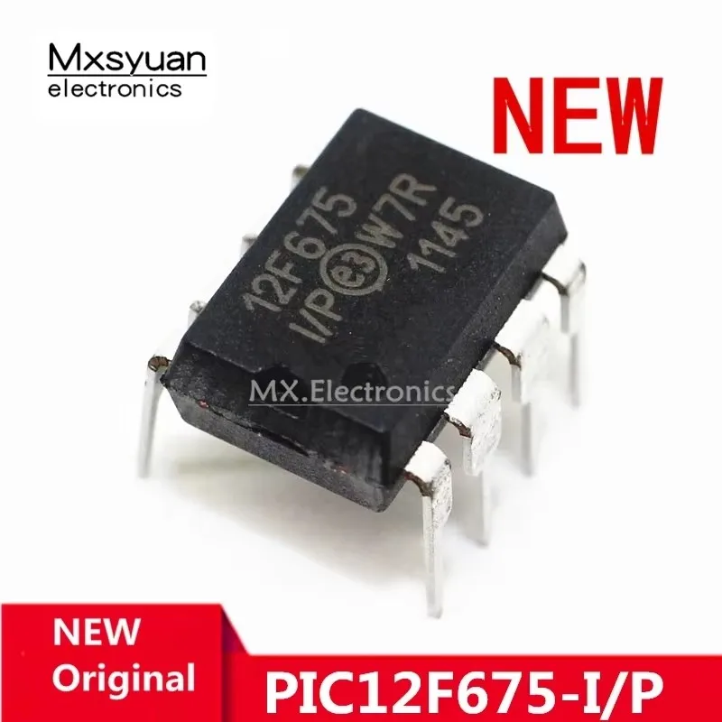 

20 шт. ~ 100 шт./лот PIC12F675-I/P 12F675 DIP8 MxsyuanСовершенно новый оригинал, доступный только на складе