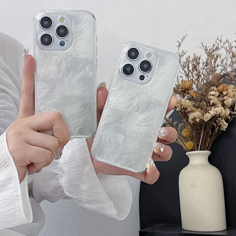 

Photo frame glacier paper suitable for Apple devices16ProMaxNew full-cover phone caseiPhone15ProMax