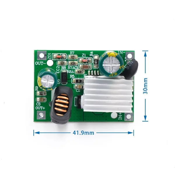 Hongtai Technology DC Buck Power Module 9-120V 100V 96V 84V 72V 24V Wide Input to 5V 12V 3A High Current