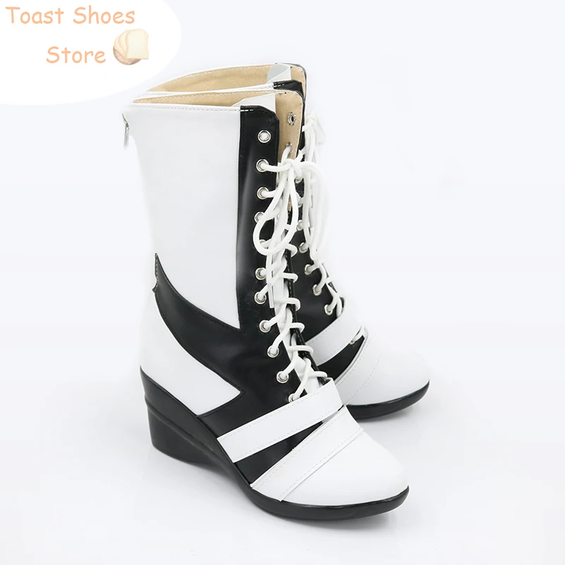 Yakumo Cosplay Schoenen Spel Nu: Carnaval Cosplay Rekwisieten Pu Lederen Schoenen Halloween Carnaval Laarzen Kostuum Prop