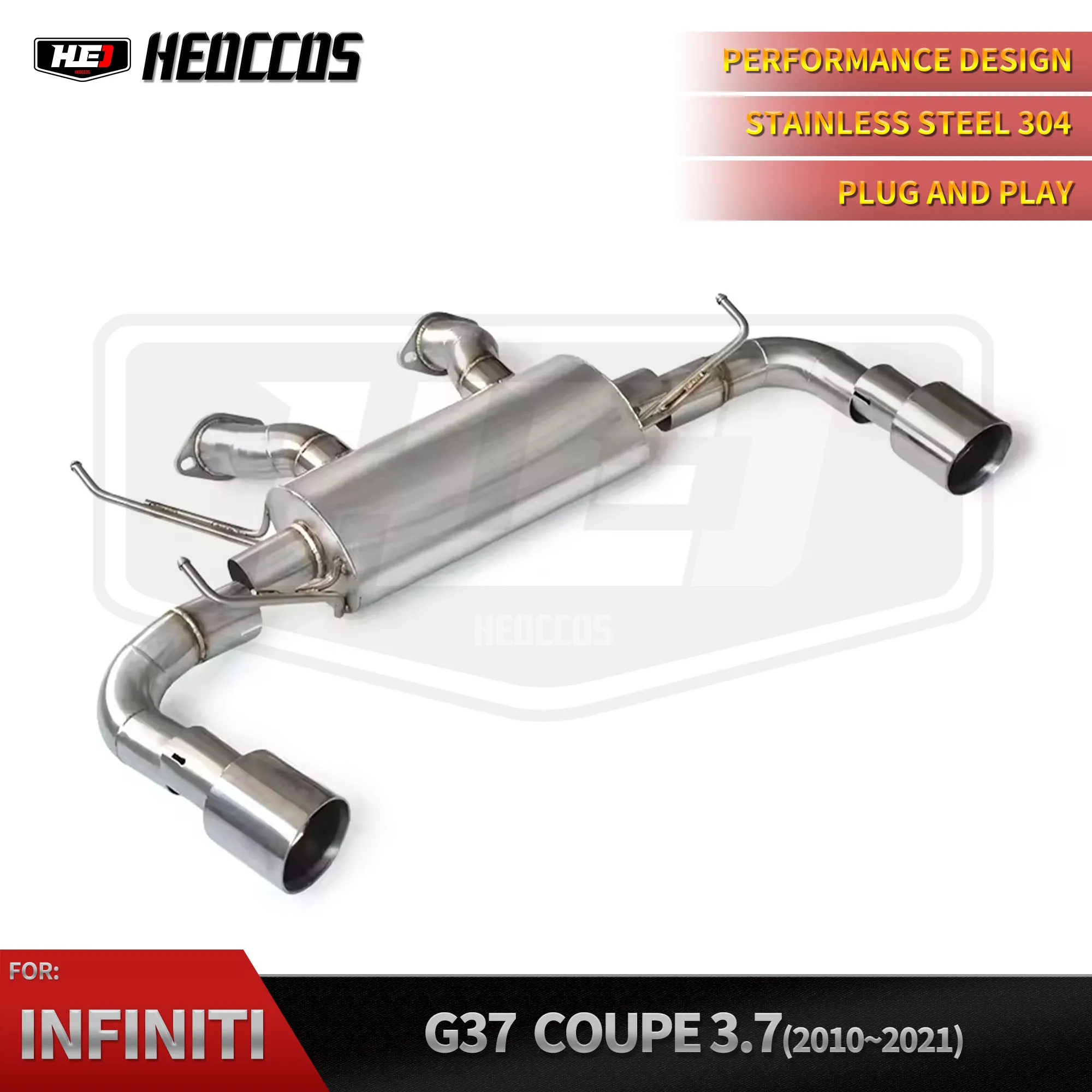 

HEO For Infiniti G37 Coupe 3.7 High Performance Exhaust Refit Perfect Installation Racing Performance