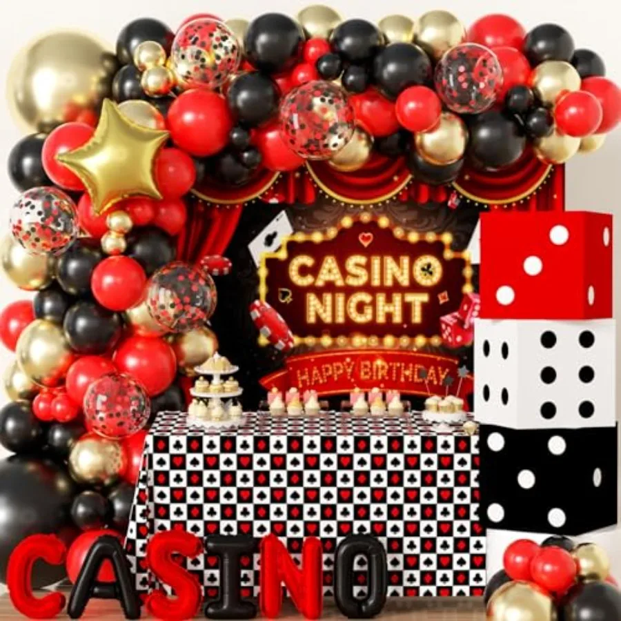 casino-theme-birthday-party-decorations-party-backdrop-foil-balloons-balloons-garlands-set-las-vegas-casino-night-poker-party-s