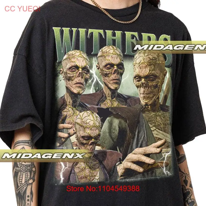 تي شيرت Limited Withers Baldrus Gate 3 Vintage للنساء والرجال بأكمام طويلة أو قصيرة