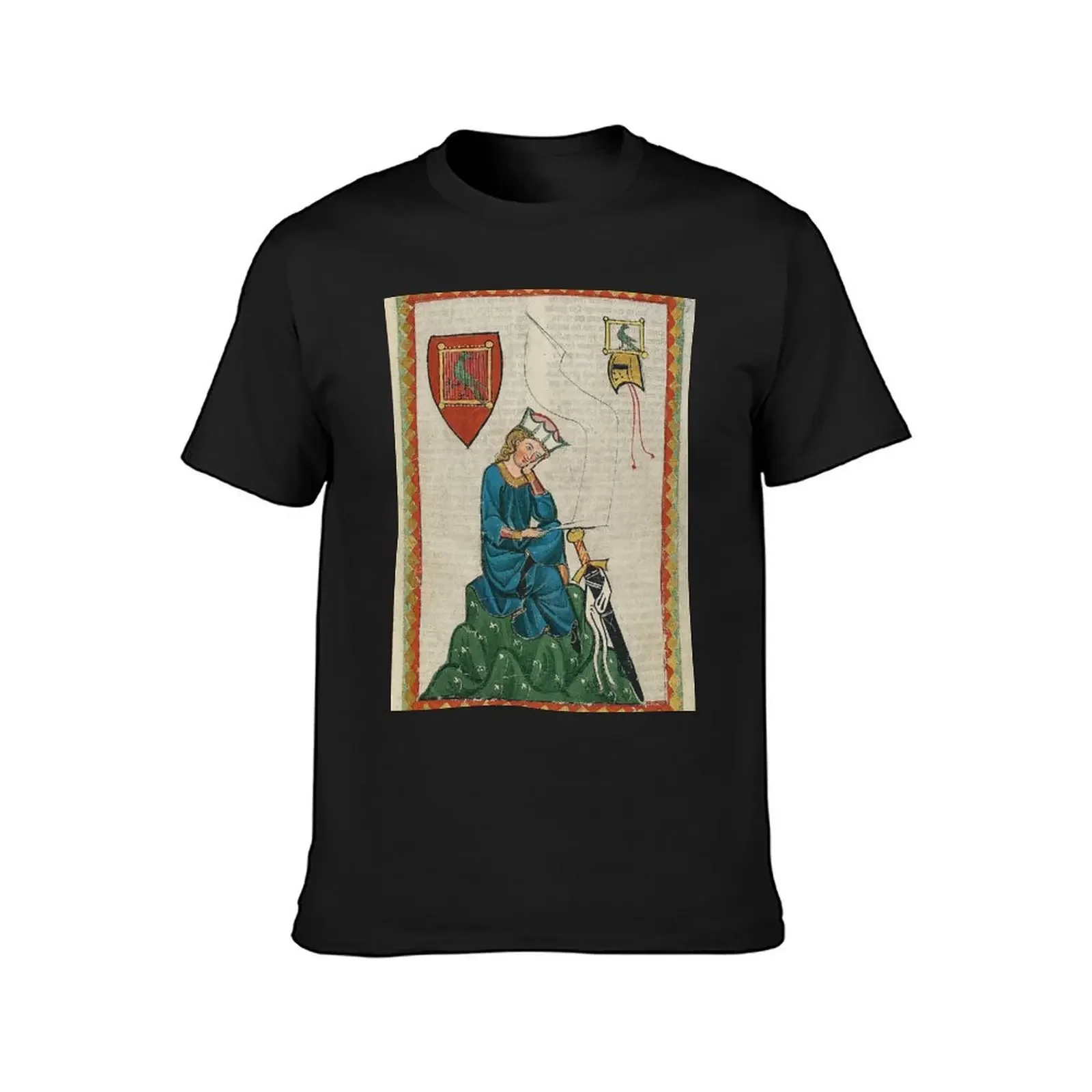 Walther von der Vogelweide... medieval German knight and poet T-Shirt anime shirt tees luxury clothes men