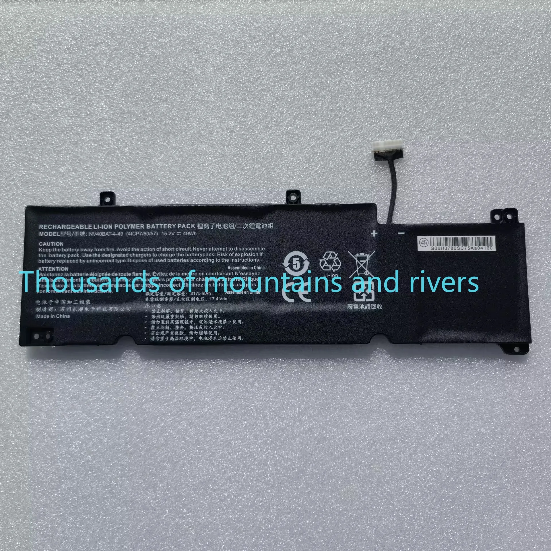 

KingSener 15.2V 68WH 3HWPP Laptop Battery For DELL Latitude 5401 5501 5411 5410 5511 3541 Series Notebook P80F003 P98G003