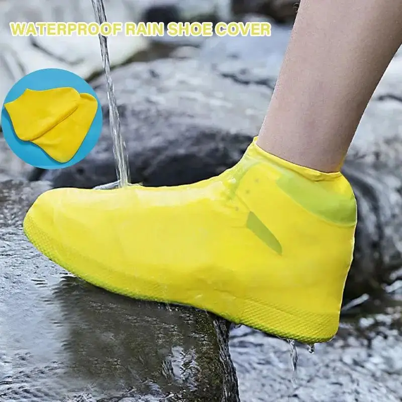 

Reusable Waterproof Rain Shoes Covers Silicone Outdoor Rain Boot Overshoes Walking Shoes Accessories Reusable Shoe Cover 1Pair