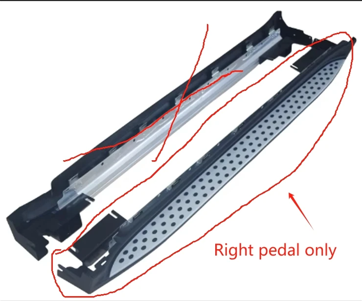 Car side pedal