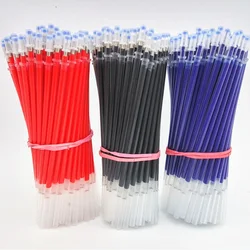 20 pz/set di ricariche penna Gel 0.5mm nero blu rosso inchiostro ricarica scuola ufficio cancelleria scrittura forniture