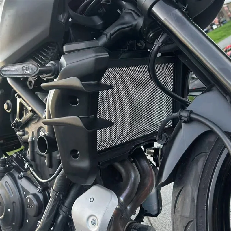 

Motorcycle Fairings Spoilers Side Wings Winglets Aerodynamic Fixed Accessories For MT07 MT-07 2025-ABQA