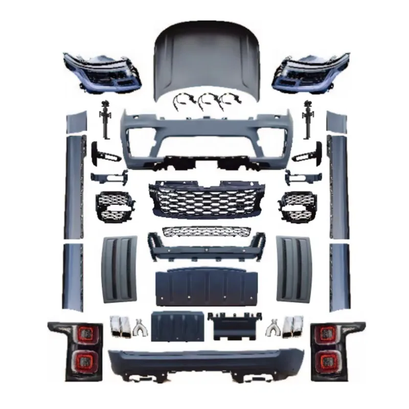 

Высококачественный автоматический комплект для Range Rover Vogue 2013-2017, обновление до 2018-2022, версия SVO, старый и новый Bodykit