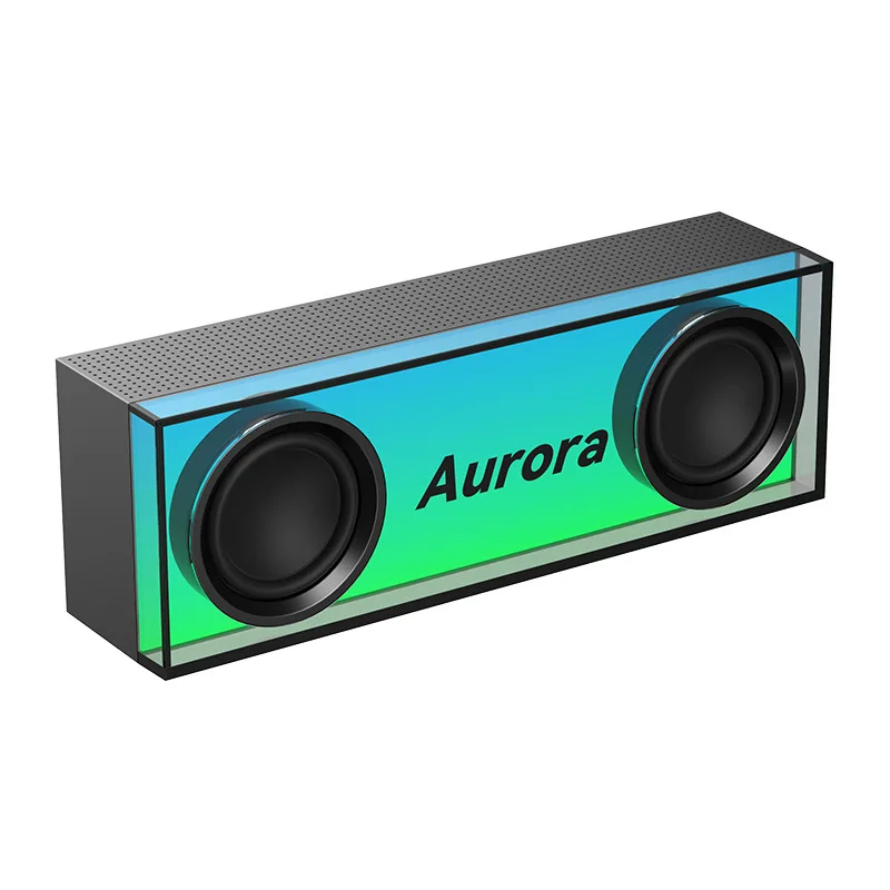 Light cold small square e-sports table with speakers Founder has a small and exquisite versatile style desktop atmosphere