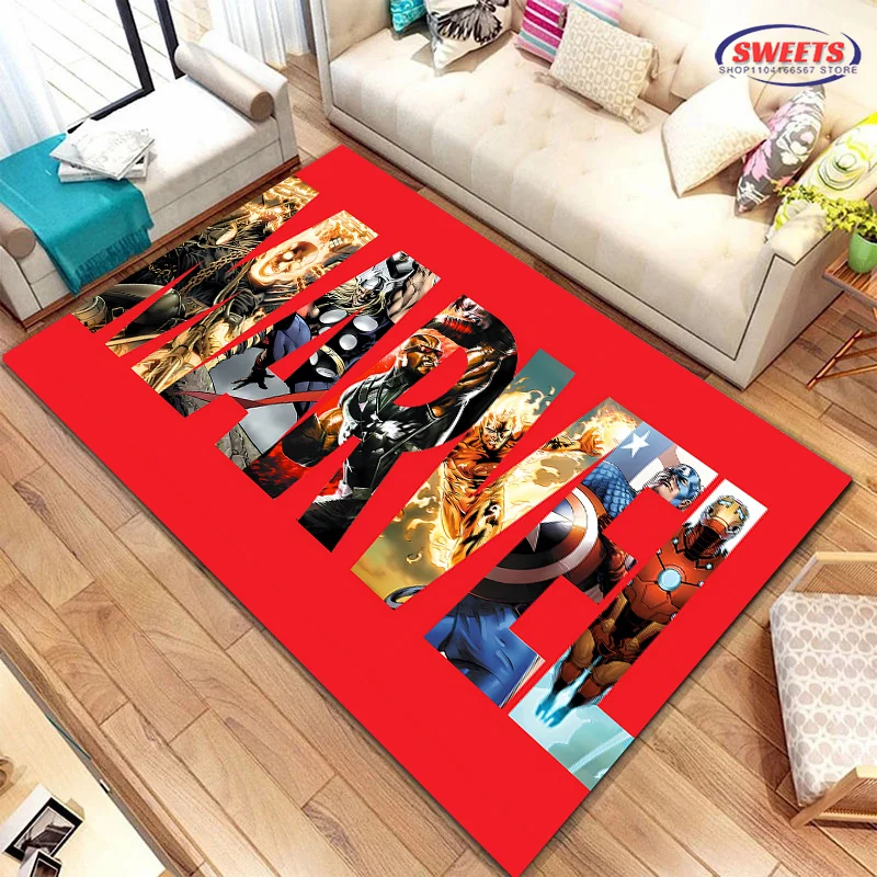 M-marvel Living Room Bedroom Hallway Long Strip alfombra Anti-slip Soft Area Rug Sofa Doormat Home Kitchen durablf Decor tapete