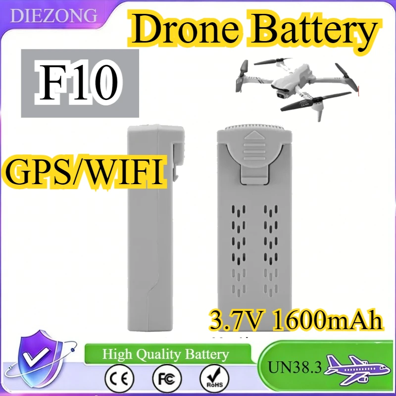 4DRC F10 Drone Battery for RC Plane 3.7V 1600mAh WIFI /GPS Battery for F10 Quadcopter Battery Wholesale